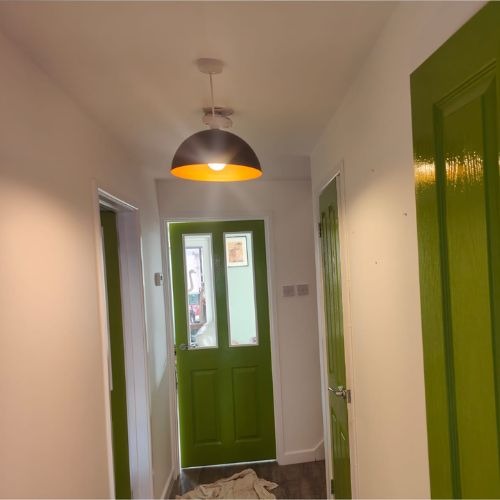Painted doors and woodwork by G. Hull